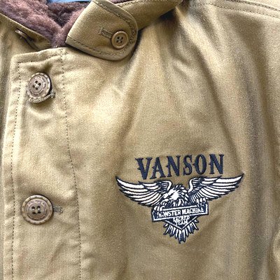 激安超安値 (美品)VANSON バンソン デッキジャケット 40周年記念限定 ...