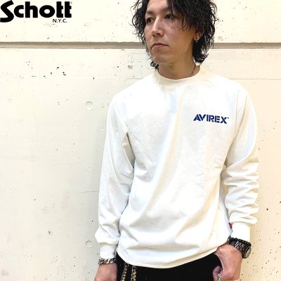 【ＡＶＩＲＥＸ】《ＲＥＢＵＩＬＤ　ＣＯＬＬＥＣＴＩＯＮ》　ドラゴン＆スネーク　長袖Ｔシャツ