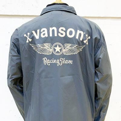 VANSON バンソン ナイロン コーチジャケット