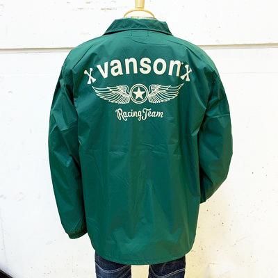 全国どこでも送料無料！ VANSON バンソン ナイロン コーチジャケット バイクウェア・装備