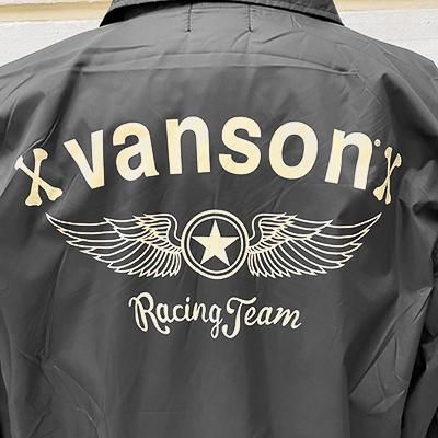 VANSON バンソン ナイロン コーチジャケット