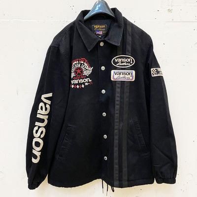 送料無料】VANSON デニム コーチジャケット