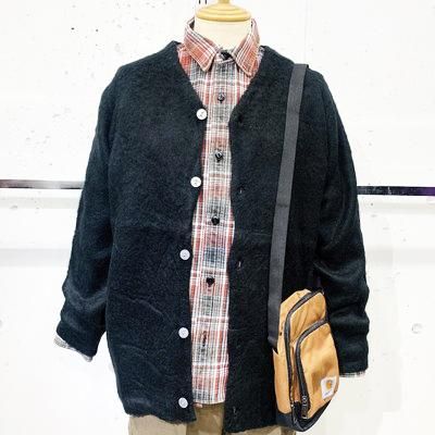 【HOUSTON /ヒューストン】 モヘアカーディガン M 楽天市場】HOUSTON ヒューストン モヘアタッチカーディガン UNIVERD72