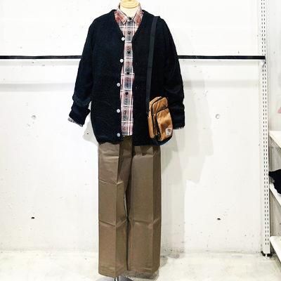 HOUSTON（ヒューストン）】 モヘアタッチ カーディガン