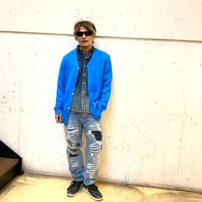 HOUSTON（ヒューストン）】 モヘアタッチ カーディガン