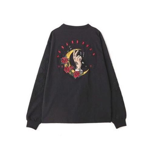 【送料無料】【Ｓｃｈｏｔｔ】Ｌ／Ｓ　Ｔ－ＳＨＩＲＴ　ＳＯＵＶＥＮＩＲ　ＥＭＢＲＯＩＤＥＲＥＤ／スーベニア刺繍 ロングＴシャツ