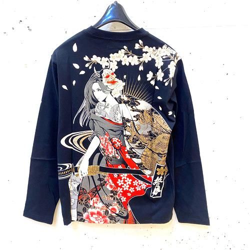 新品抜刀娘スカジャンロンTセット売り　値下げ SALE！60％OFF】抜刀娘 ロンT