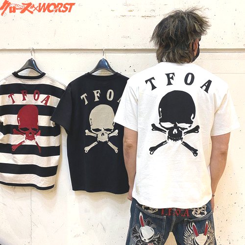 クローズ＆ＷＯＲＳＴ　T.F.O.A七代目武装戦線ドクロ刺繍Tシャツ