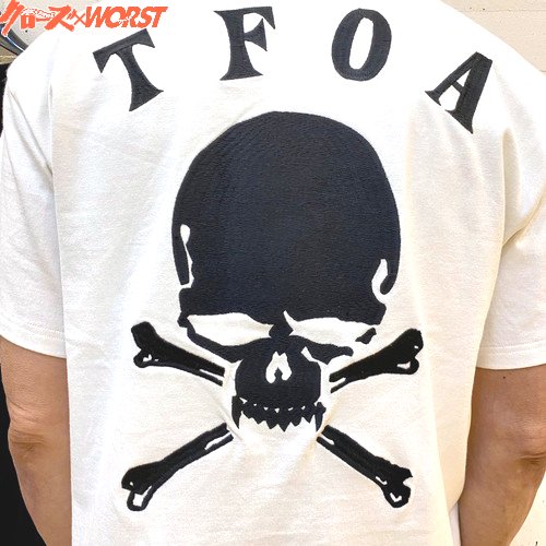 クローズ＆ＷＯＲＳＴ　T.F.O.A七代目武装戦線ドクロ刺繍Tシャツ
