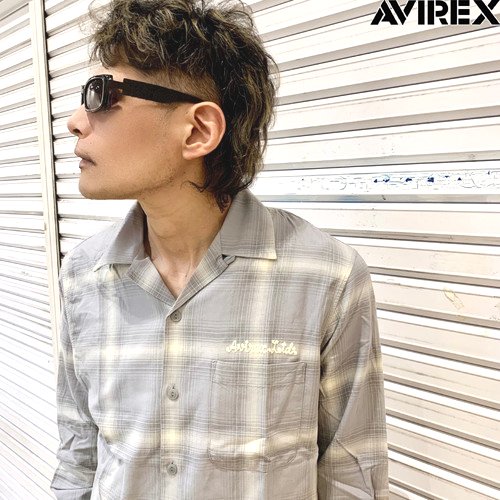 絶妙なデザイン 【AVIREX】L/S C/L OMBRE L/S OMBRE A/DINER