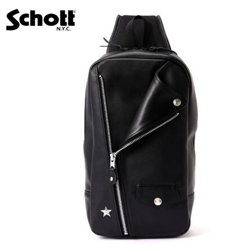 【送料無料】【Ｓｃｈｏｔｔ】ＲＩＤＥＲＳ　ＳＬＩＮＧ　ＢＡＧ／ライダース スリングバッグ