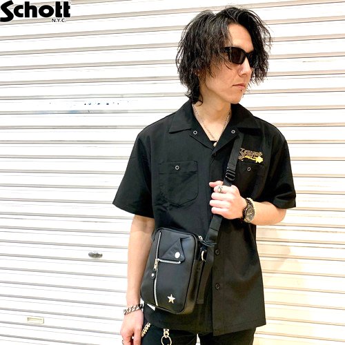 送料無料】【Ｓｃｈｏｔｔ】ＴＣ ＷＯＲＫ ＳＨＩＲＴ 'ＲＯＳＥ