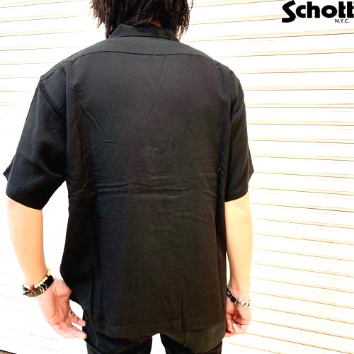 【送料無料】【Ｓｃｈｏｔｔ】ＬＩＮＥ　２ＴＯＮＥ　ＳＳ　ＳＨＩＲＴ／ライン　２トーン　半袖シャツ