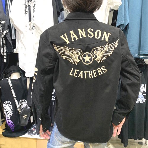 ＶＡＮＳＯＮ スターウィング 起毛ボンディング 長袖シャツ