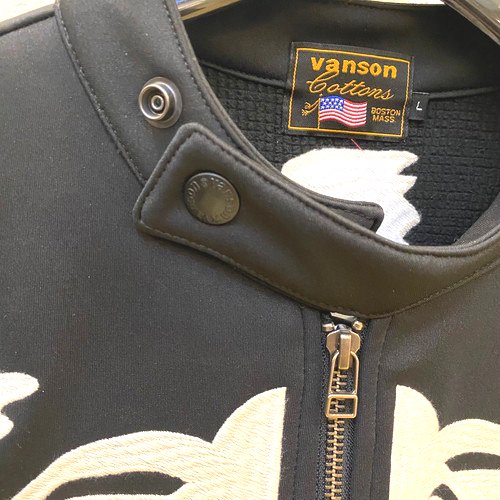 【送料無料】ＶＡＮＳＯＮ　シルエットボーン　ボンディングライダース