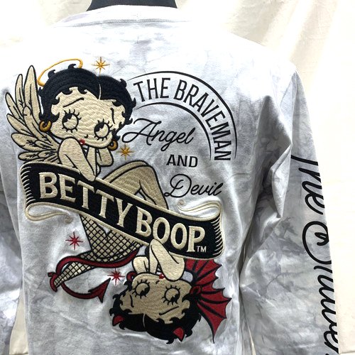 激レアTHE BRAVEMAN × Betty Boop スカジャン 天使 悪魔不要になった