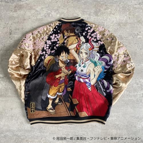 希少品 ONE PIECE ワンピース スカジャン D エース刺繍ktショップ