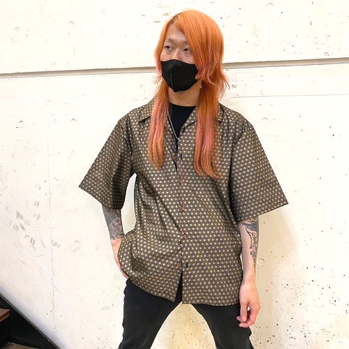 メンズオーバーサイズチェックシャツ　tunagi japan ツナギジャパン