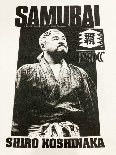 ハードコアチョコレート 越中詩郎/平成維震軍（サムライホワイト）Ｔシャツ