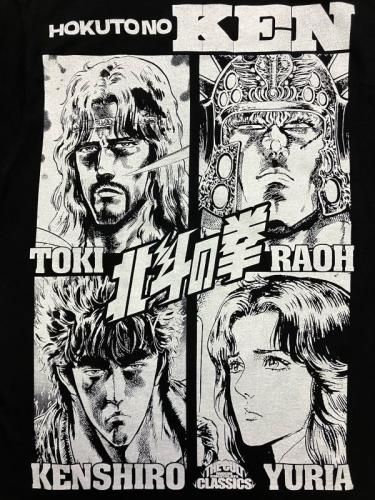 北斗の拳/アミバ 俺は天才だTシャツ/ブラック｜墓場の画廊ONLINE