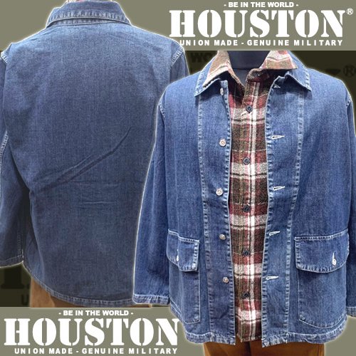 【ＨＯＵＳＴＯＮ（ヒューストン）】ＵＳ　ＡＲＭＹ　ＷＷ２　ＤＥＮＩＭ　ＣＯＶＥＲＡＬＬ／ＵＳアーミーデニムカバーオール