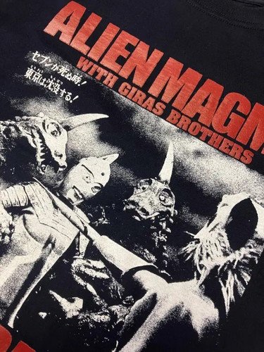 【入荷】ハードコアチョコレート　ウルトラセブンＶＳマグマ星人（沈没ダークネイビー）Ｔシャツ