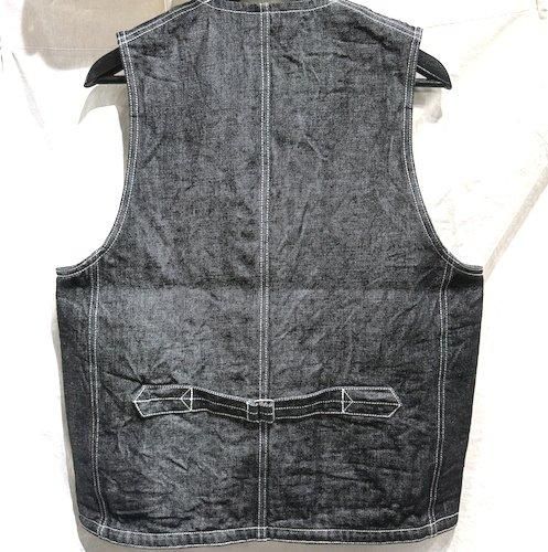 美品　HOUSTON　デニムベスト 送料無料】【HOUSTON（ヒューストン）】 DENIM
