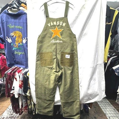 入荷・送料無料】VANSON ワンスター デッキオーバーオール