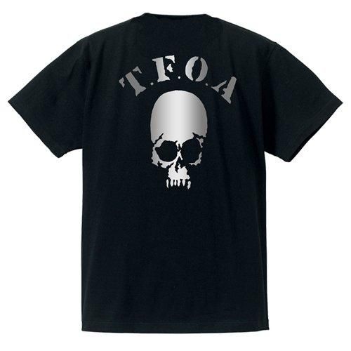 予約・受注生産】T．F．O．A－セニドクロ 箔プリントTシャツ