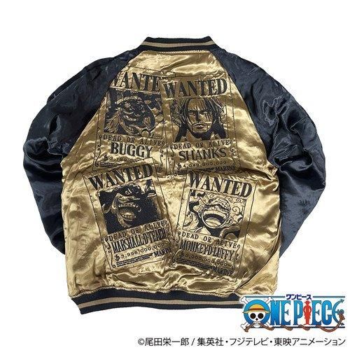 新品・XXL ONEPIECE × 絡繰魂 ワンピース リバーシブル スカジャン 絡繰魂×ONE PIECE 三船長リバーシブルスカジャン 絡繰魂 242008