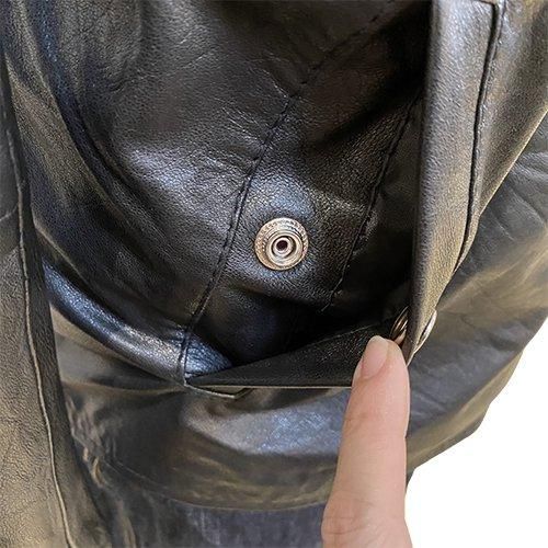 ≪レグルスセレクト≫本革 シングルレザーライダースジャケット