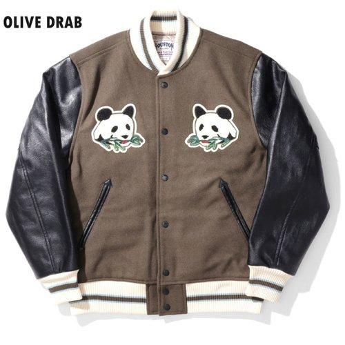 小*嗣様 HOUSTON ヒューストン メルトンアワードジャケット パンダ　PA 送料無料】【HOUSTON（ヒューストン）】MELTON