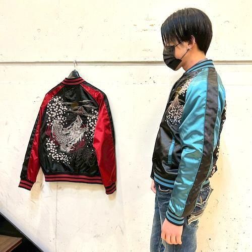 予約・送料無料】朧／華鳥風月 龍 刺繍スカジャン