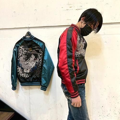 予約・送料無料】朧／華鳥風月 龍 刺繍スカジャン