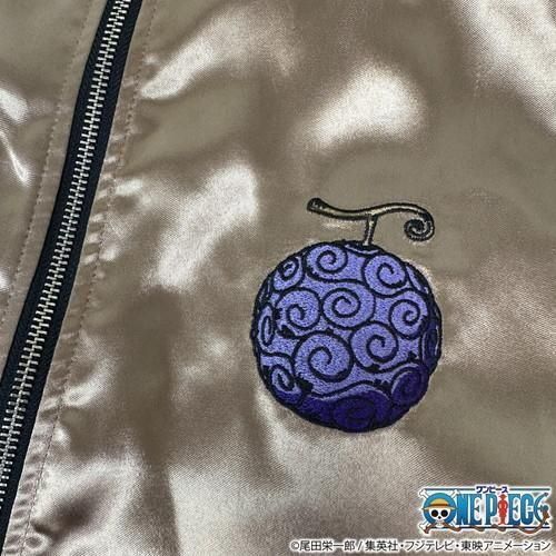 絡繰魂×ONE PIECE ワンピース リバーシブルスカジャン ルフィVSルッチ 予約販売 絡繰魂 × ONE PIECE 【ルフィvs ルッチ】決戦 刺繍