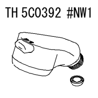 Tl384ufv用シャワーヘッド Toto Th5c0392 Nw1 パッキン付 水栓金具修理部品 水まわりｄｉｙ商品 アクアクリーン Aquaclean