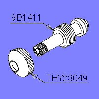 止水バルブユニット TOTO 新品番TH5B0193(THYK50 付) - 水栓金具修理部品 水まわりＤＩＹ商品 アクアクリーン【AQUACLEAN】