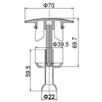 洗面化粧台 Ldj75gbsky用排水栓 Toto Wnw 水栓金具修理部品 水まわりｄｉｙ商品 アクアクリーン Aquaclean