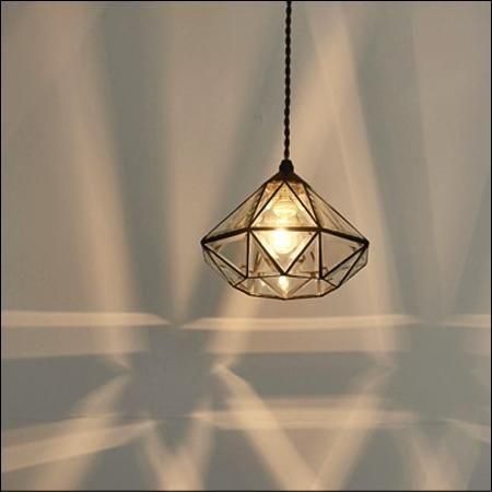 クラシカルなステンドグラスのペンダントライトJewel Pendant