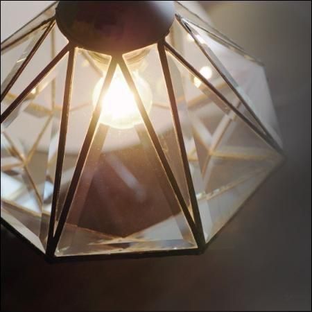 クラシカルなステンドグラスのペンダントライトJewel Pendant