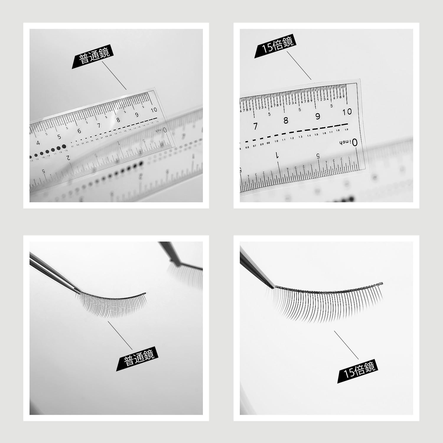 15X スタンド式 両面 ハンドミラー | 15倍拡大鏡+普通鏡 - アオイロ通販