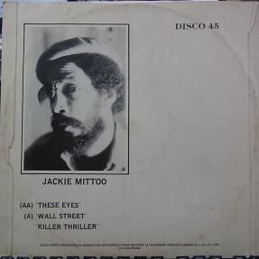 WALL STREET - JACKIE MITTOO - 大阪 JAMAICAN VINTAGE RECORD