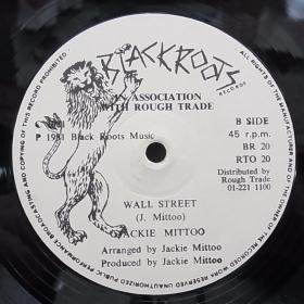 WALL STREET - JACKIE MITTOO - 大阪 JAMAICAN VINTAGE RECORD SHOP ～ CARIB  RECORDS ～ SKA ROOTS REGGAE DANCEHALL