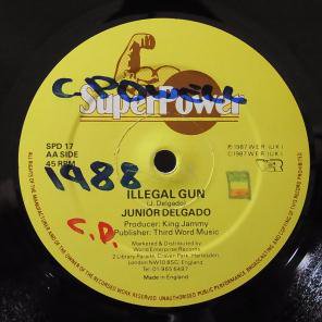 ILLEGAL GUN - JUNIOR DELGADO - 大阪 JAMAICAN VINTAGE RECORD SHOP