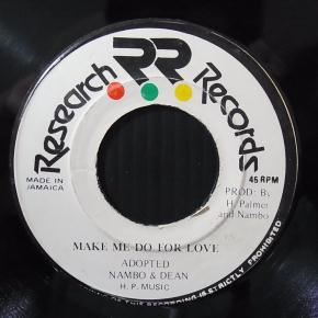 MAKE ME DO FOR LOVE - NAMBO & DEAN - 大阪 JAMAICAN VINTAGE RECORD ...