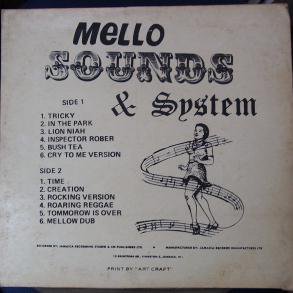 MELLOW DUB - DUB SPECIALIST - 大阪 JAMAICAN VINTAGE RECORD SHOP ～ CARIB  RECORDS ～ SKA ROOTS REGGAE DANCEHALL