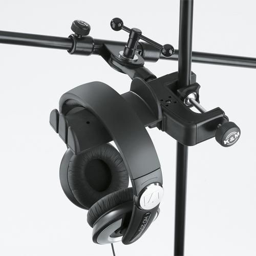 K&M 8Uデスクトップ用ラックスタンド+トレイ+ヘッドホンホルダー K&M ( ケーアンドエム ) 40900 8Uデスクトップ用ラックスタンド
