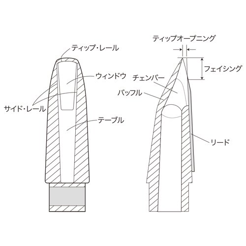 セルマー・パリ ： バスサックス マウスピース S80 C* - オンライン