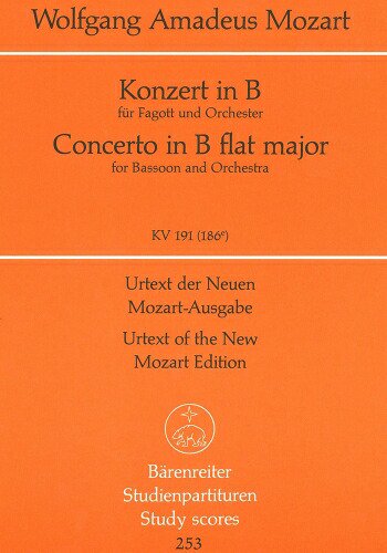 モーツァルト ： ファゴット協奏曲 変ロ長調 KV.191 - オンライン