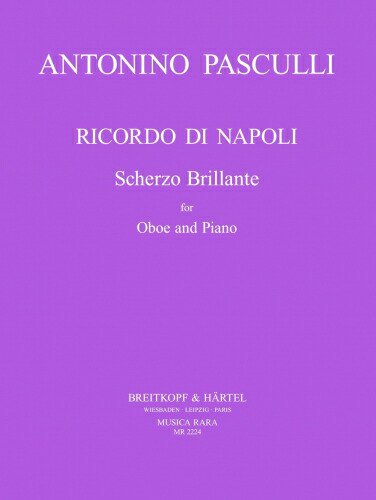 パスクッリ : ナポリの思い出 (オーボエ、ピアノ) ムジカ・ララ出版